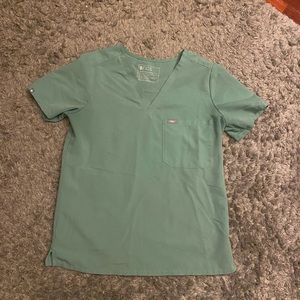 Mint size medium Catarina One-Pocket scrub top